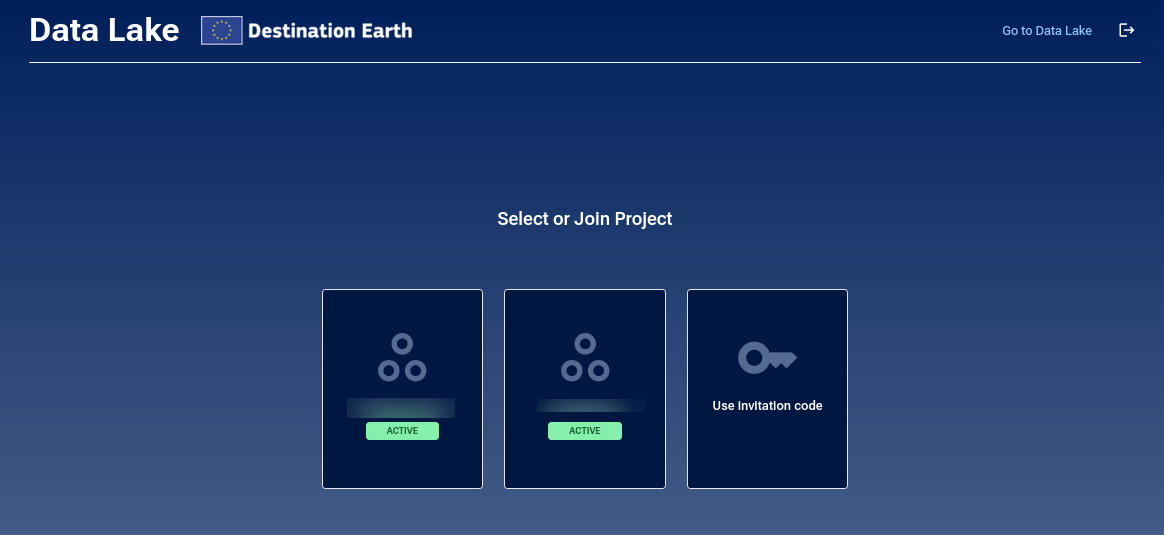 Two joined projects displayed